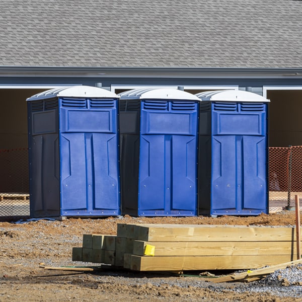 do you offer hand sanitizer dispensers inside the porta potties in Troutdale